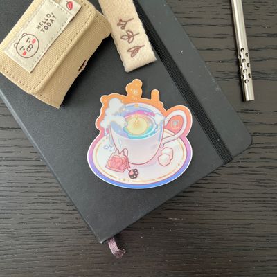 Sunrise Latte Sticker