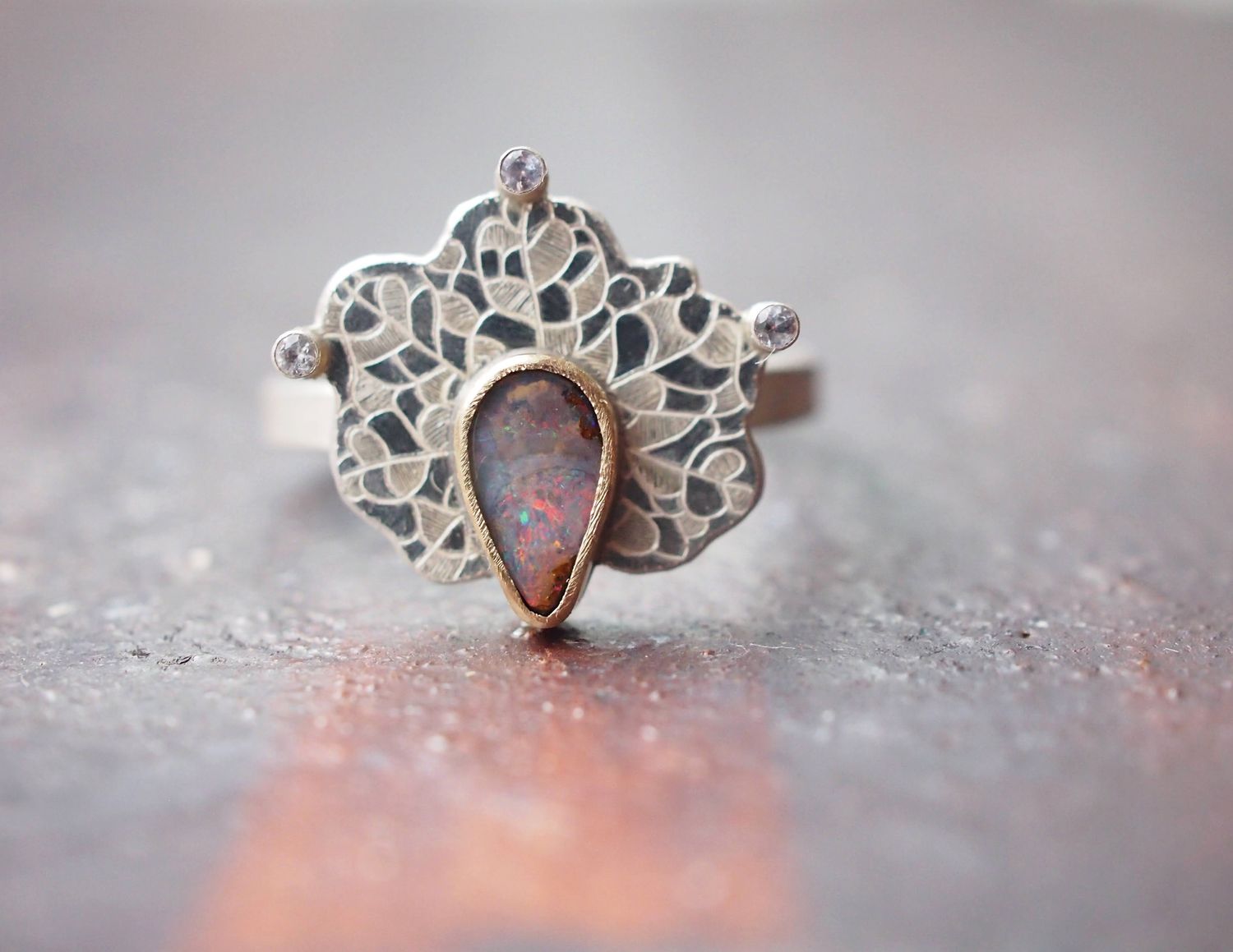 Embun III ring。US 6.75