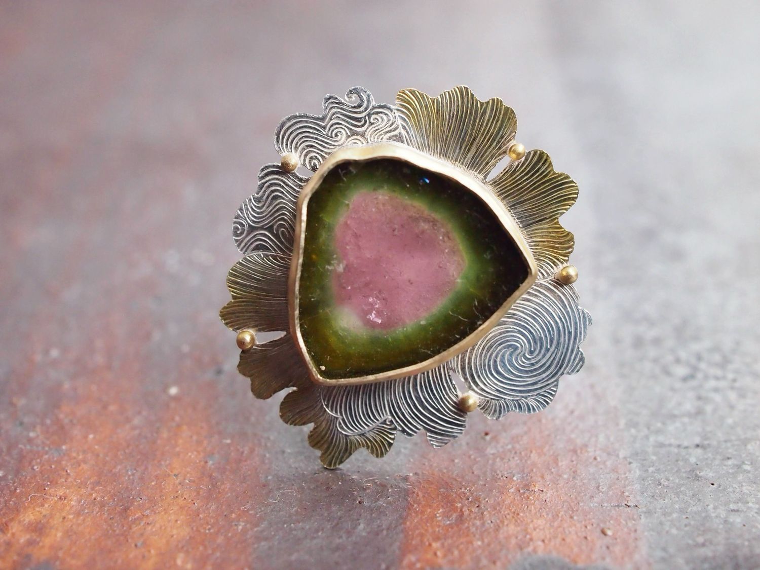 Aura ring 。Size US 6.5