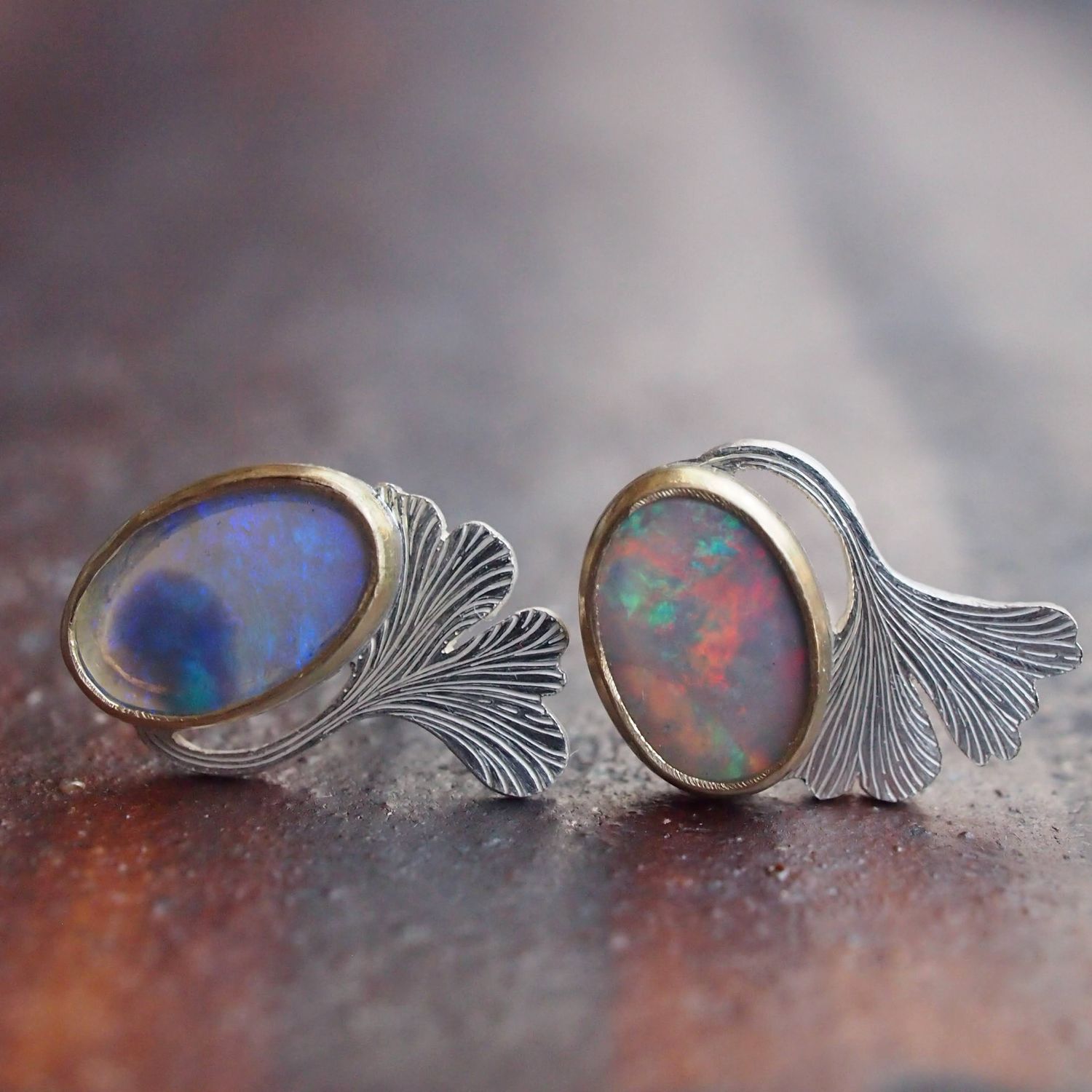 Autumn Gold II stud earrings