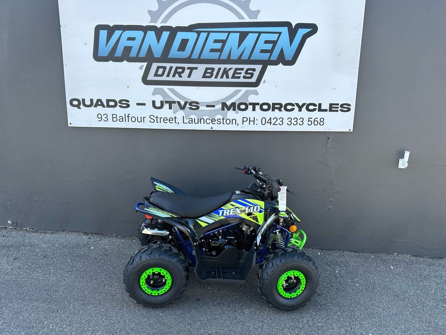 Crossfire Trex 110cc Quad Black/Green