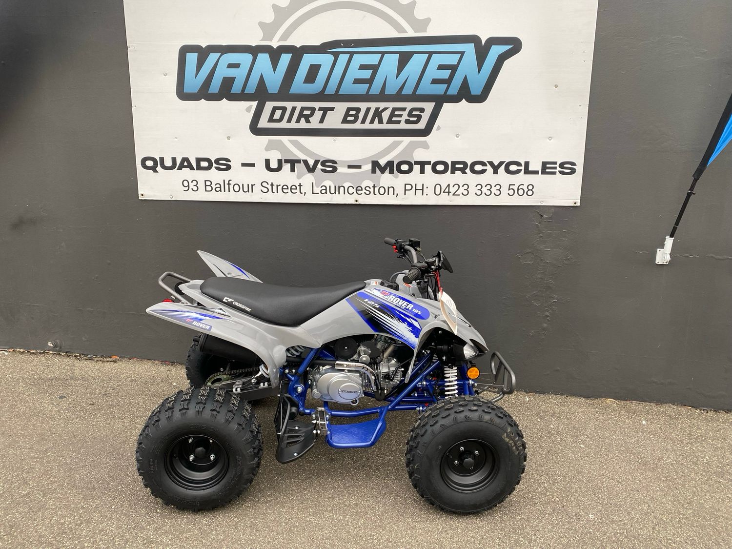 Crossfire Rover 125cc Grey/Blue