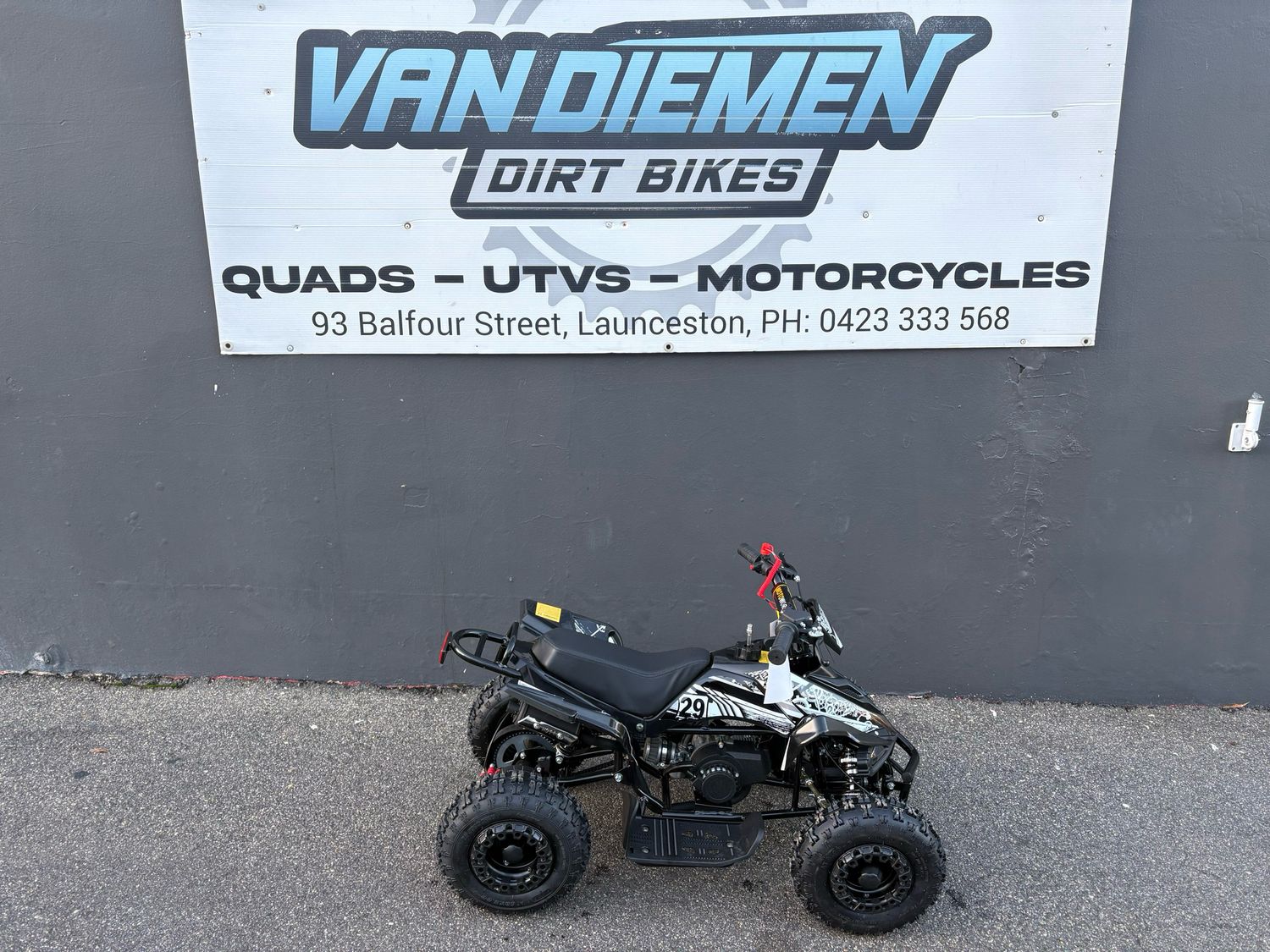 49cc Kids Quad Black