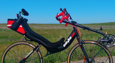 "Neck" pad in use on a nice CruzBike