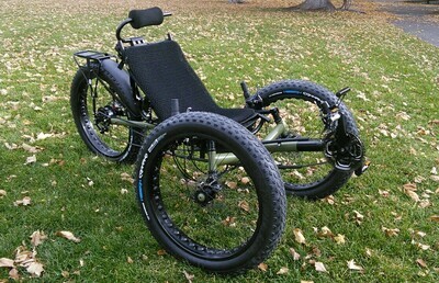 UT Custom Fat Tad Crawler FS Army Green with Ventisit seat cushion
www.utahtrikes.com