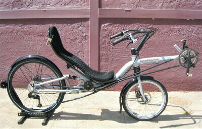 HP velotechnik with Ventisit seat cushion from Zach Kaplan Cycles
