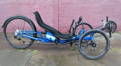 HP Velotechnik with Ventisit seat cushion from Zach Kaplan Cycles