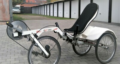 Flevobike trike met Ventisit seat pad 