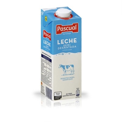 Leche semidesnatada PASCUAL.
