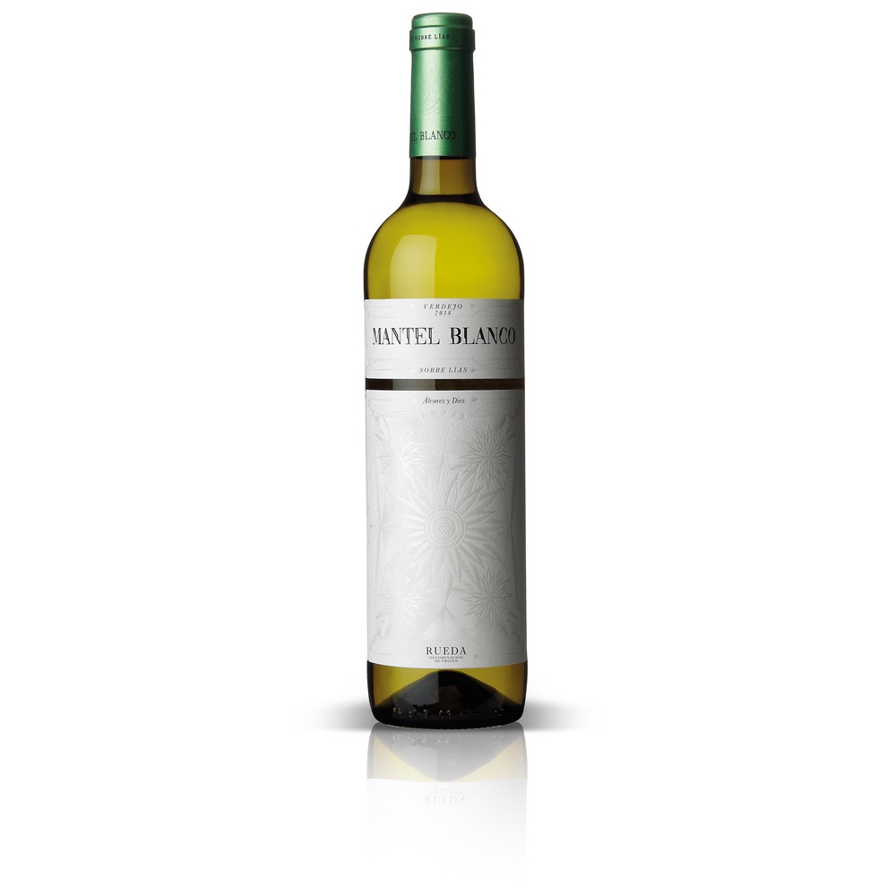 Vino blanco verdejo D.O. Rueda MANTEL BLANCO, 75 cl.