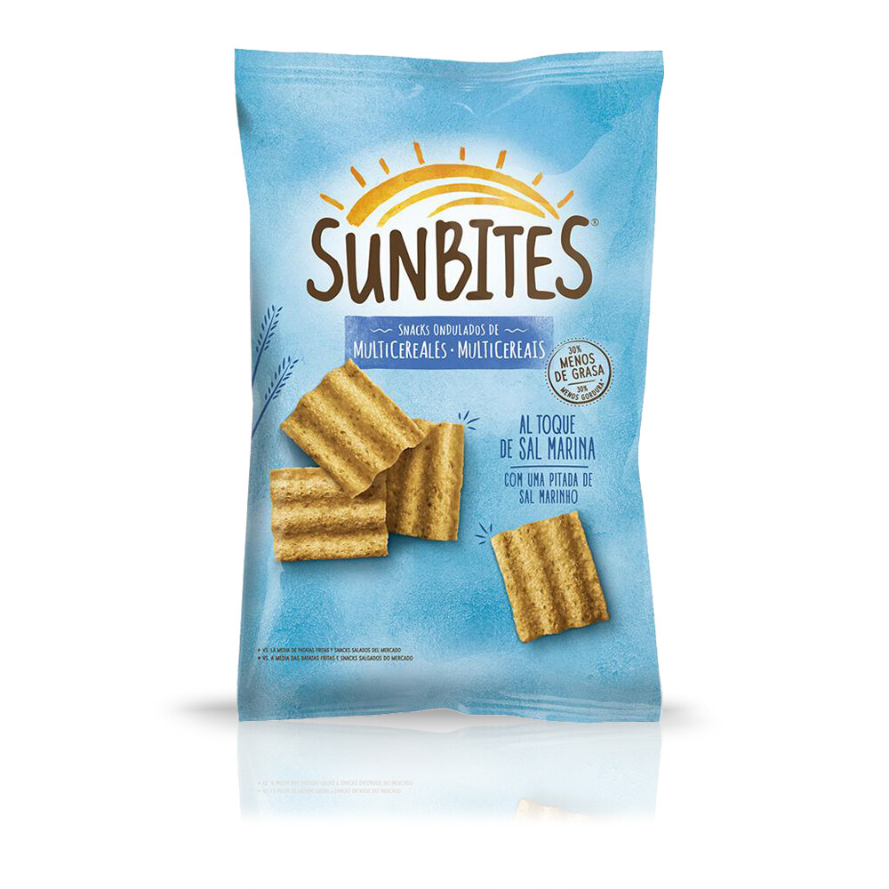 Snack multicereales al toque de sal SUNBITES.