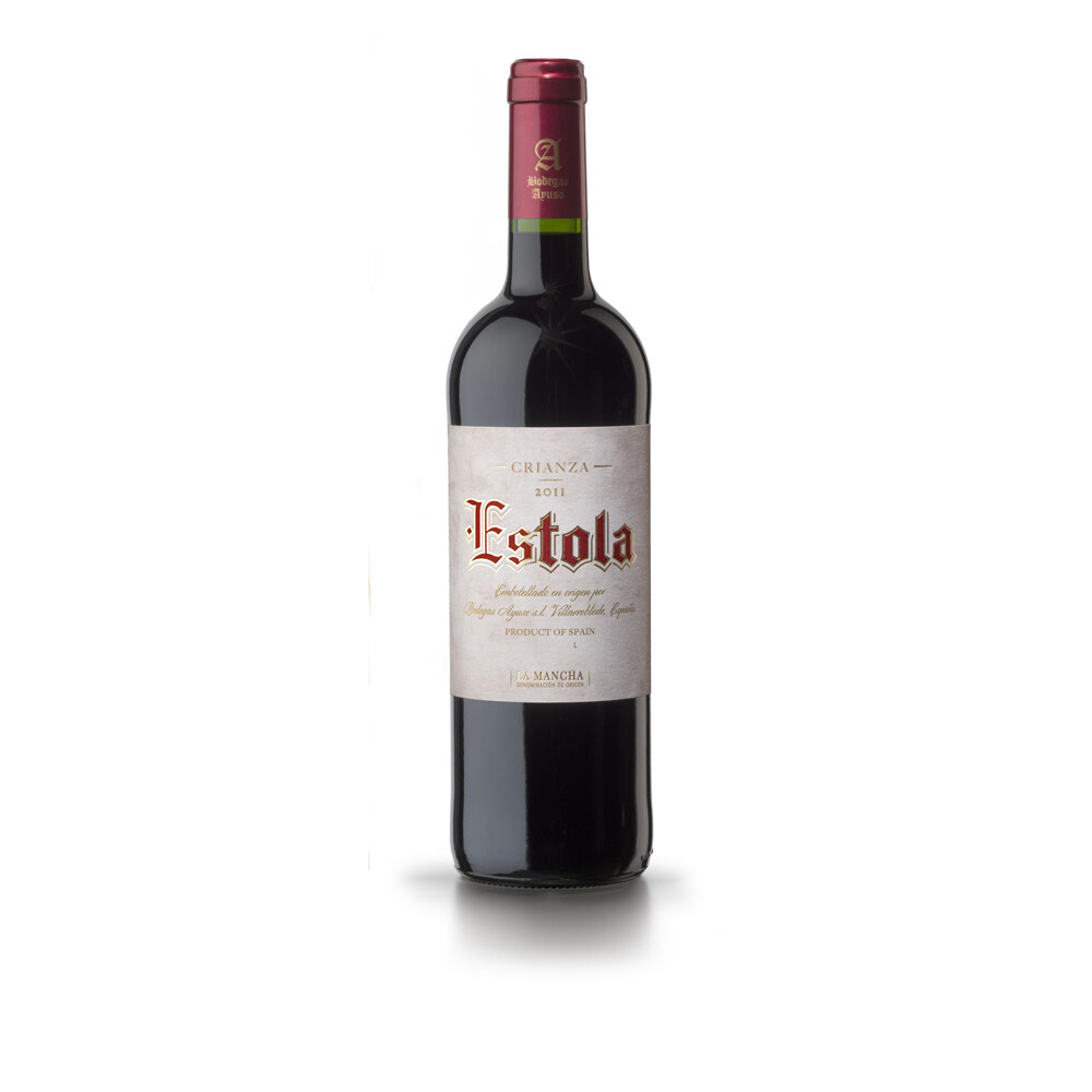 Tinto ESTOLA crianza D.O. La Mancha