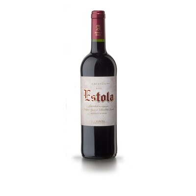 Tinto ESTOLA crianza D.O. La Mancha