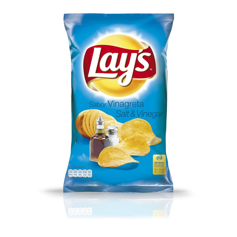 Patatas fritas sabor vinagre y sal de LAY&#39;S.