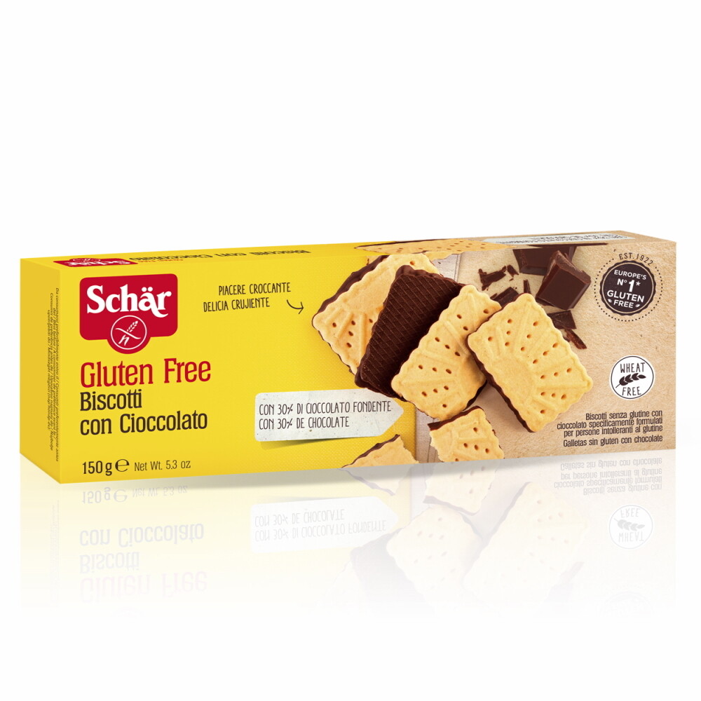 Galletas chocolate SCHÄR sin glúten.