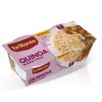 Quinoa blanca y roja BRILLANTE.
