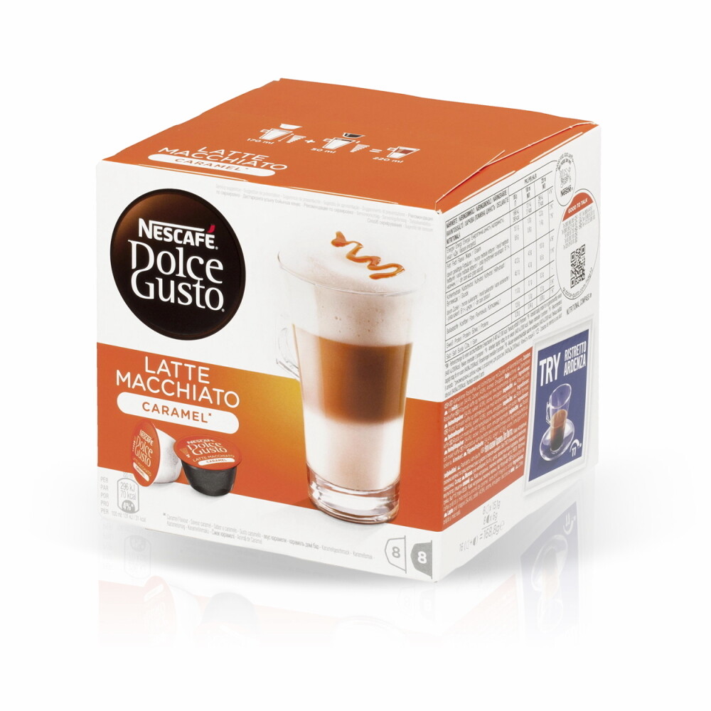 Café Latte macchiato caramelo DOLCE GUSTO.