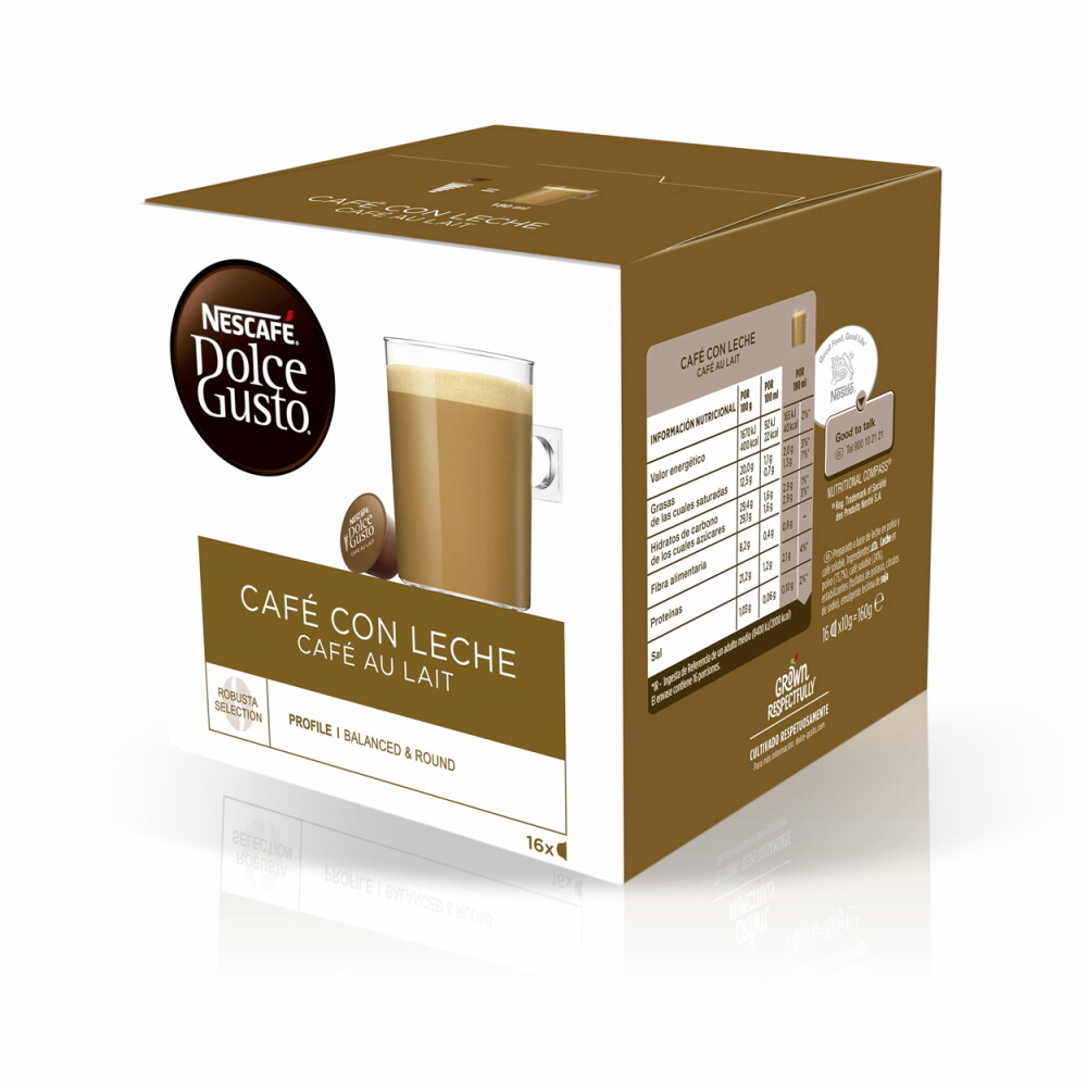 Café con leche DOLCE GUSTO.