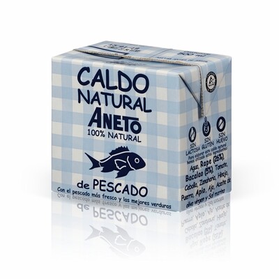 Caldo natural de pescado ANETO (500 ml).