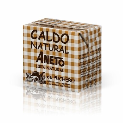Caldo natural de puchero ANETO (500 ml).