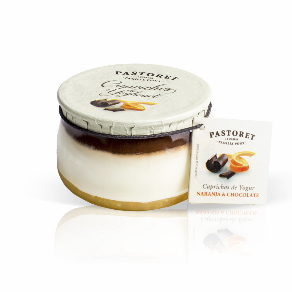Caprichos de yoghourt de naranja&amp;chocolate PASTORET.