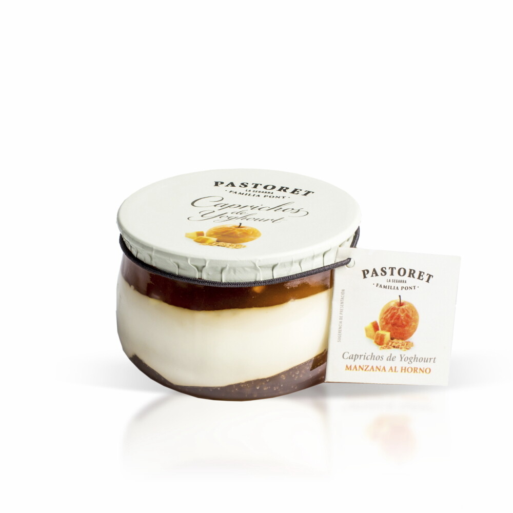 Caprichos de yoghourt de manzana al horno PASTORET.
