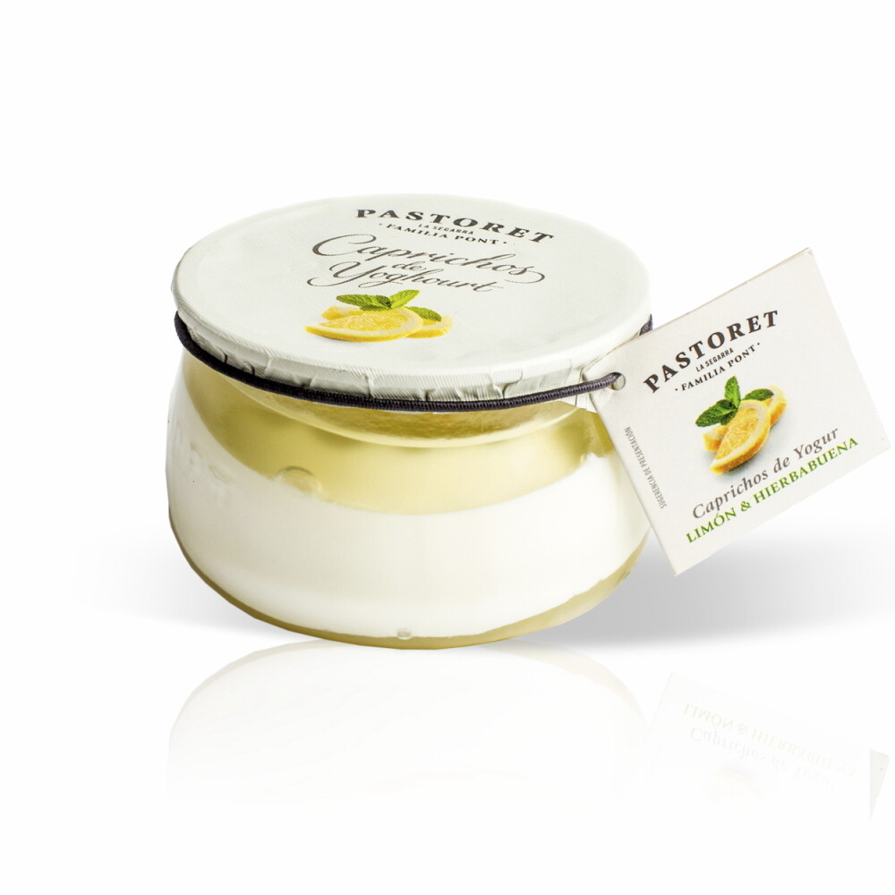 Caprichos de yoghourt de limón&amp;hierbabuena PASTORET.