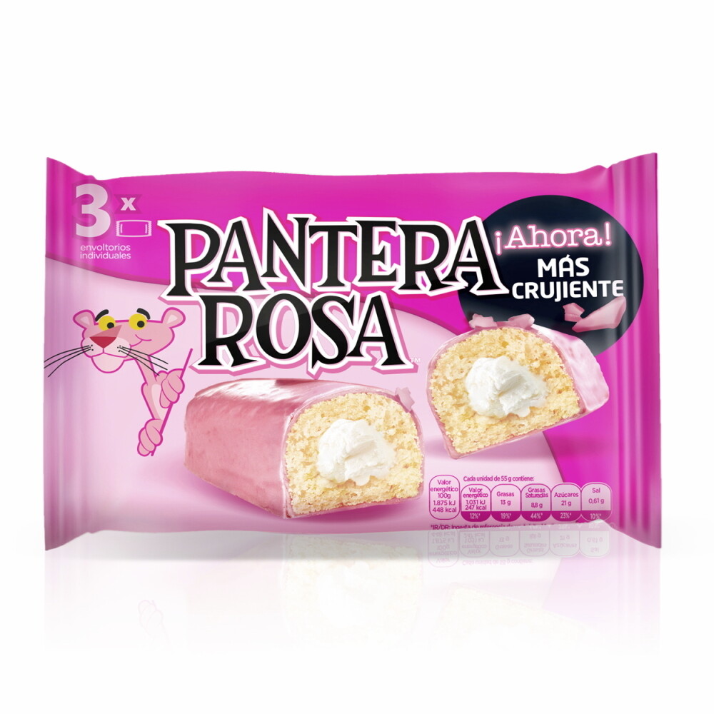 PANTERA ROSA pack 3 de BIMBO