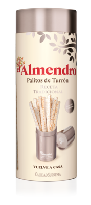 Palitos de turrón receta tradicional EL ALMENDRO 136 g.