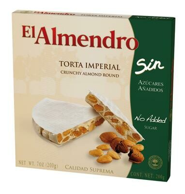 Torta imperial sin azúcar y sin gluten EL ALMENDRO 200 g.