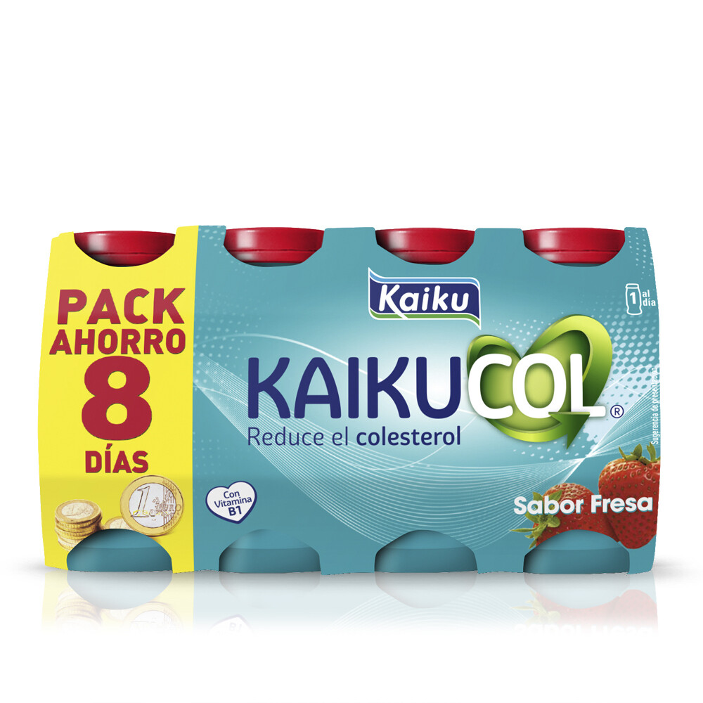 Yogur líquido sabor fresa KAIKUKOL de KAIKU.