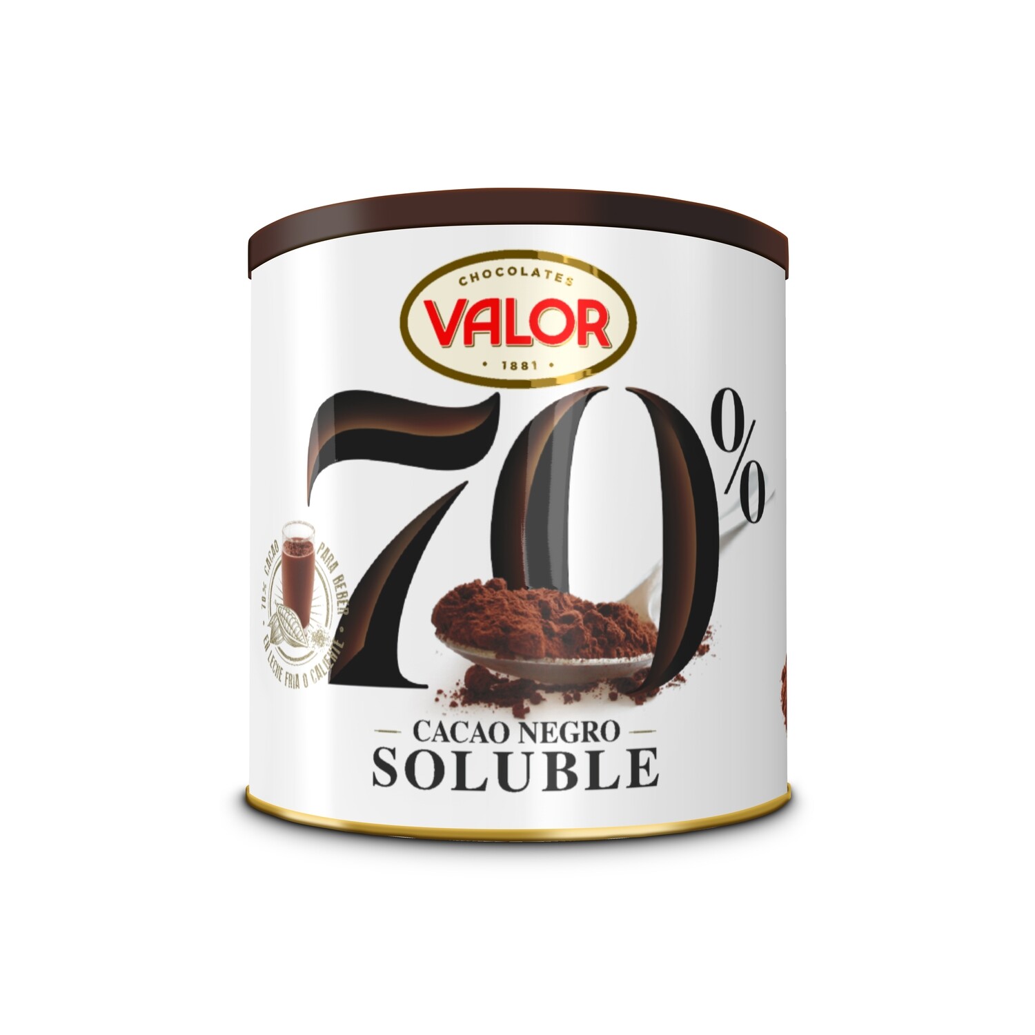 Cacao soluble 70% VALOR.