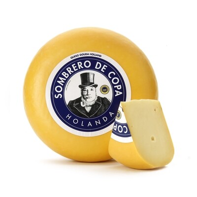 Queso Gouda holandés SOMBRERO DE COPA.