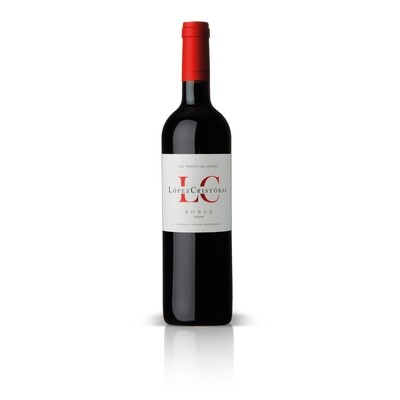 Vino tinto roble D.O. Ribera de Duero LÓPEZ CRISTOBAL, 75 cl.