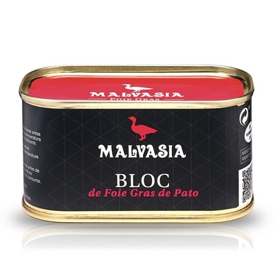 BLOC de foie grass de pato MALVASÍA, 125 gramos.
