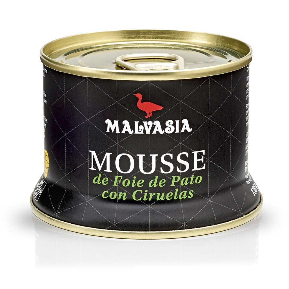 Mousse de foie de pato con ciruelas MALVASÍA.