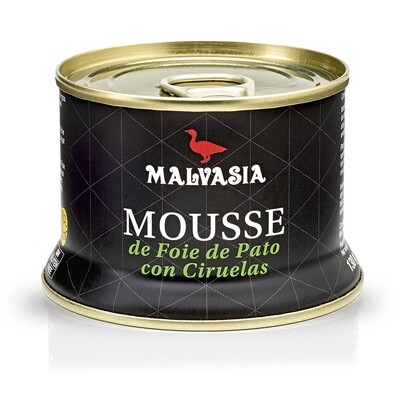 Mousse de foie de pato con ciruelas MALVASÍA.