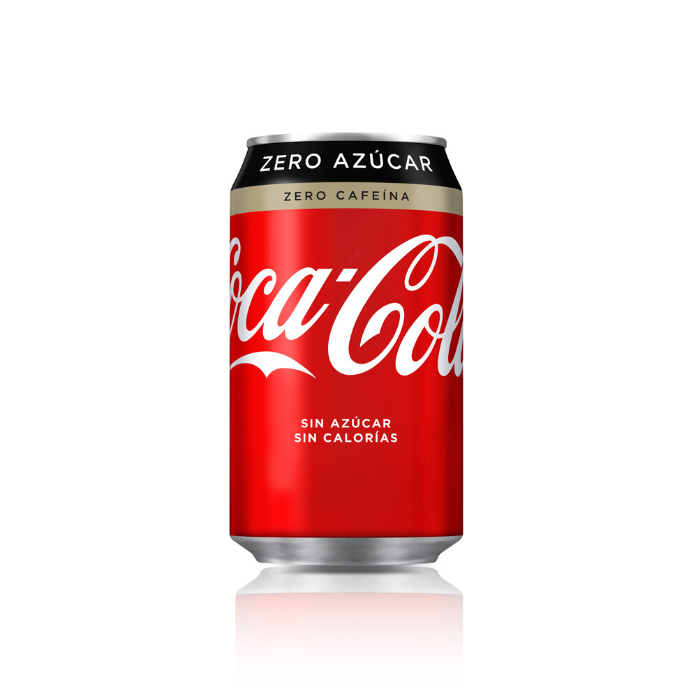 COCA COLA zero zero en lata (33 cl).