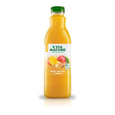 Zumo de mango, maracuyá y ginseng VIA NATURE.