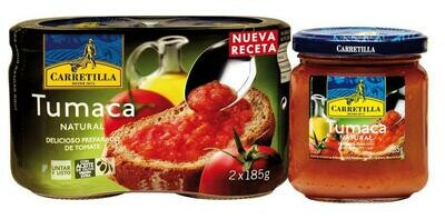 Tumaca natural de CARRETILLA (pack 2).