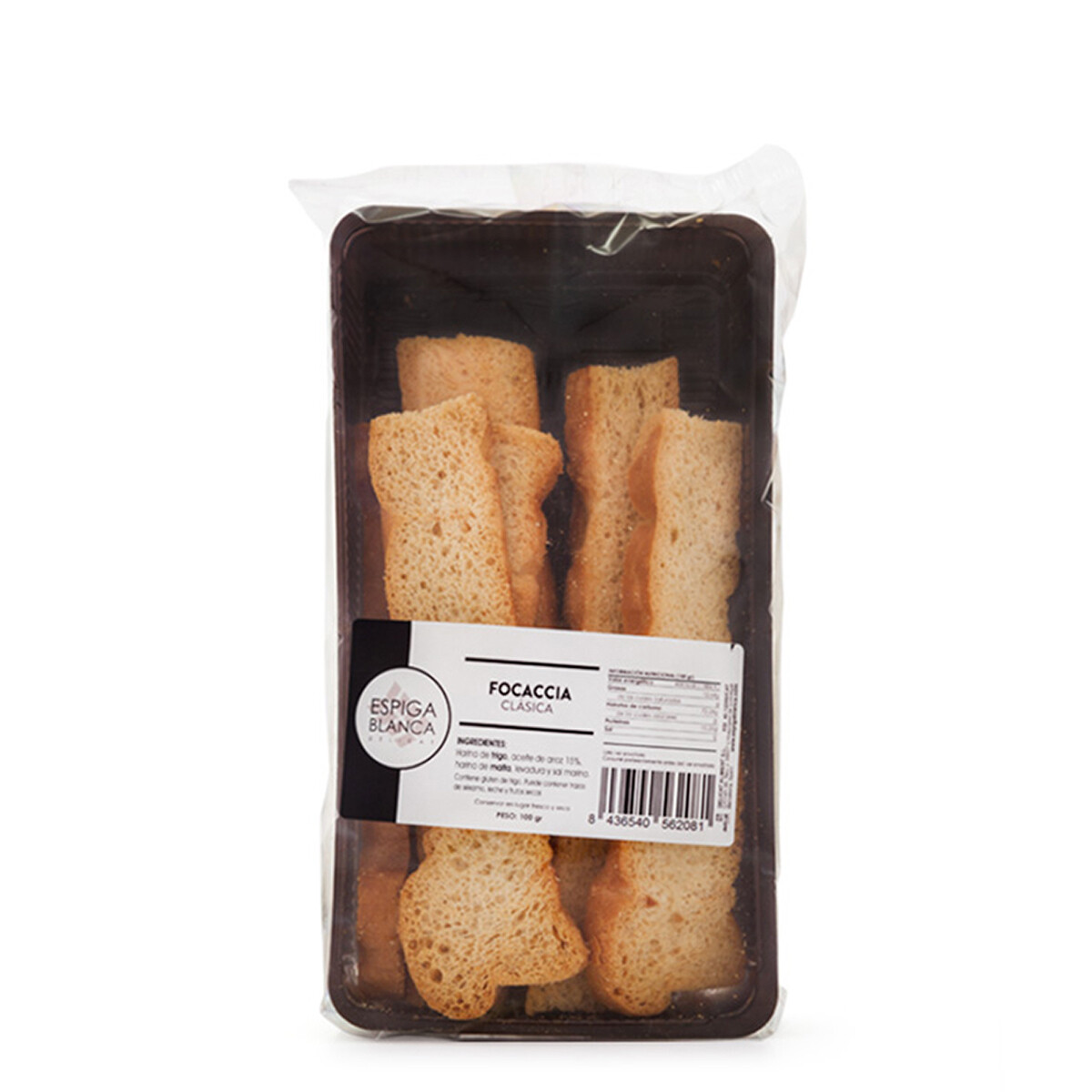 Foccacia clásica ESPIGA BLANCA 100 g.