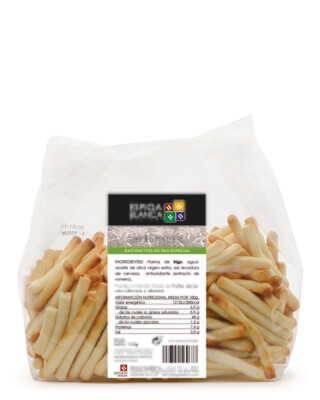 Mini picos ESPIGA BLANCA. Bastoncitos de pan especial 150 g.
