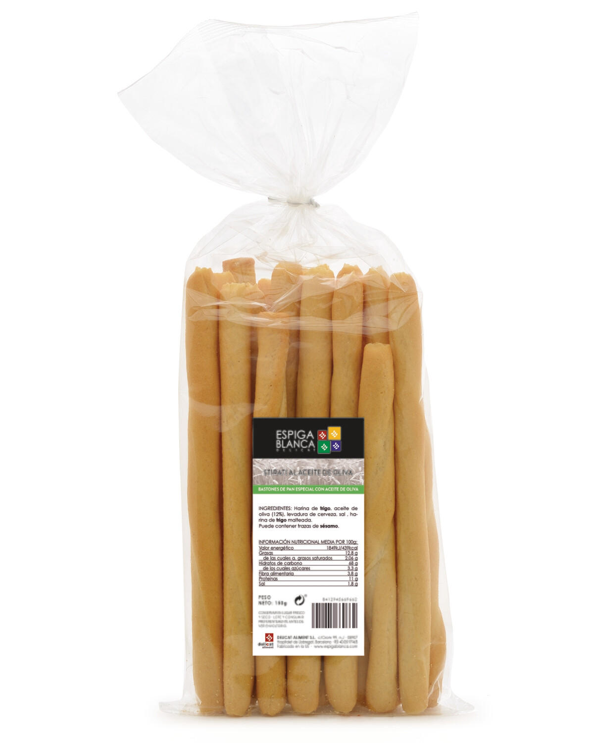 Stirati al aceite de oliva ESPIGA BLANCA 150 g.