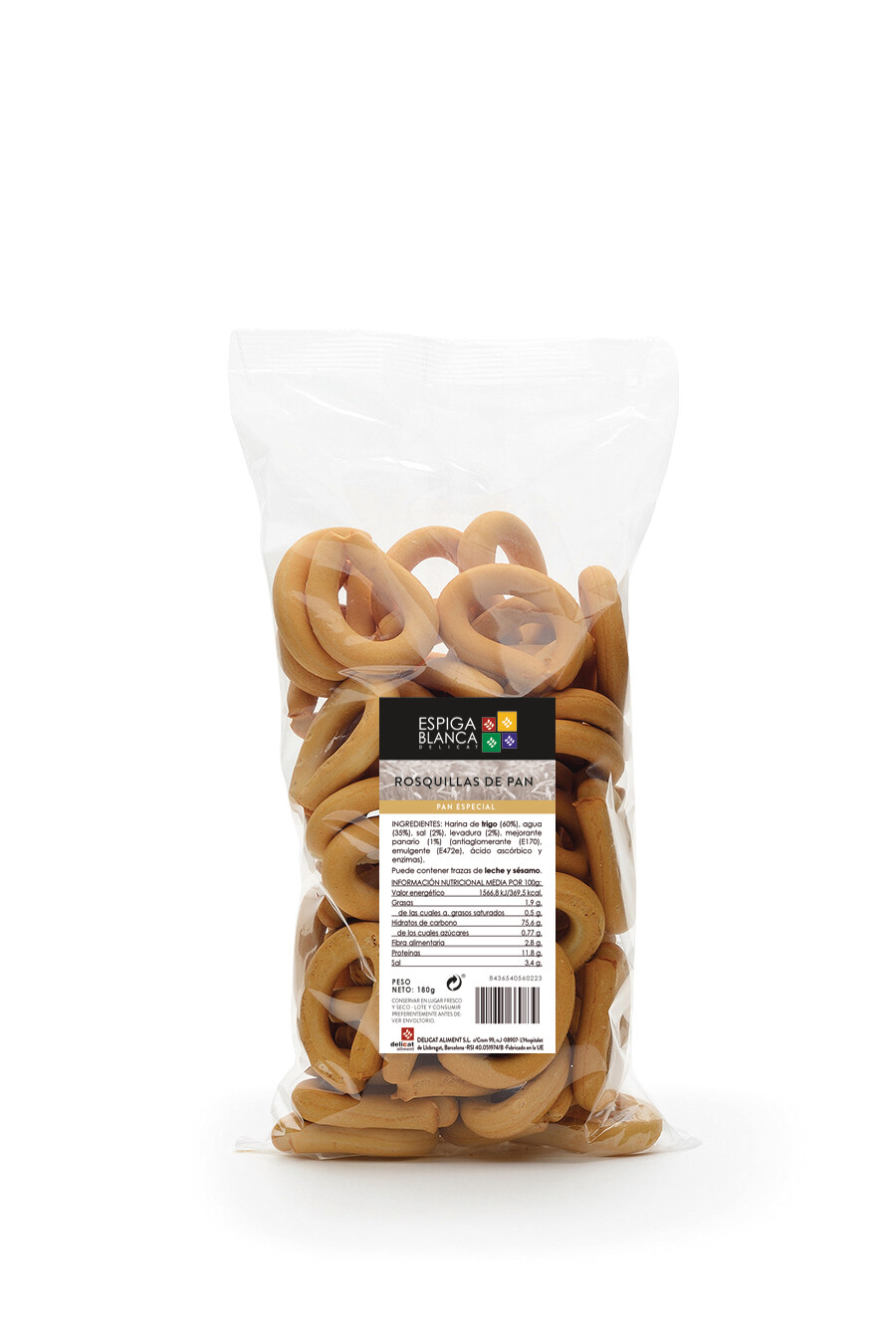 Rosquillas de pan ESPIGA BLANCA 180 g.