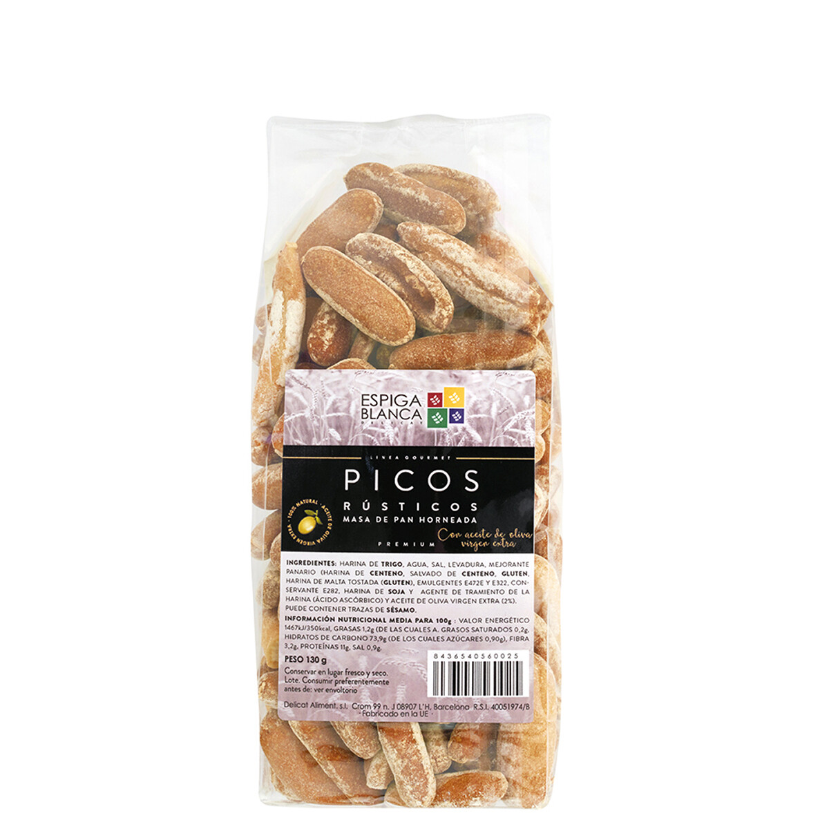 Picos rústicos premium ESPIGA BLANCA 130 g.