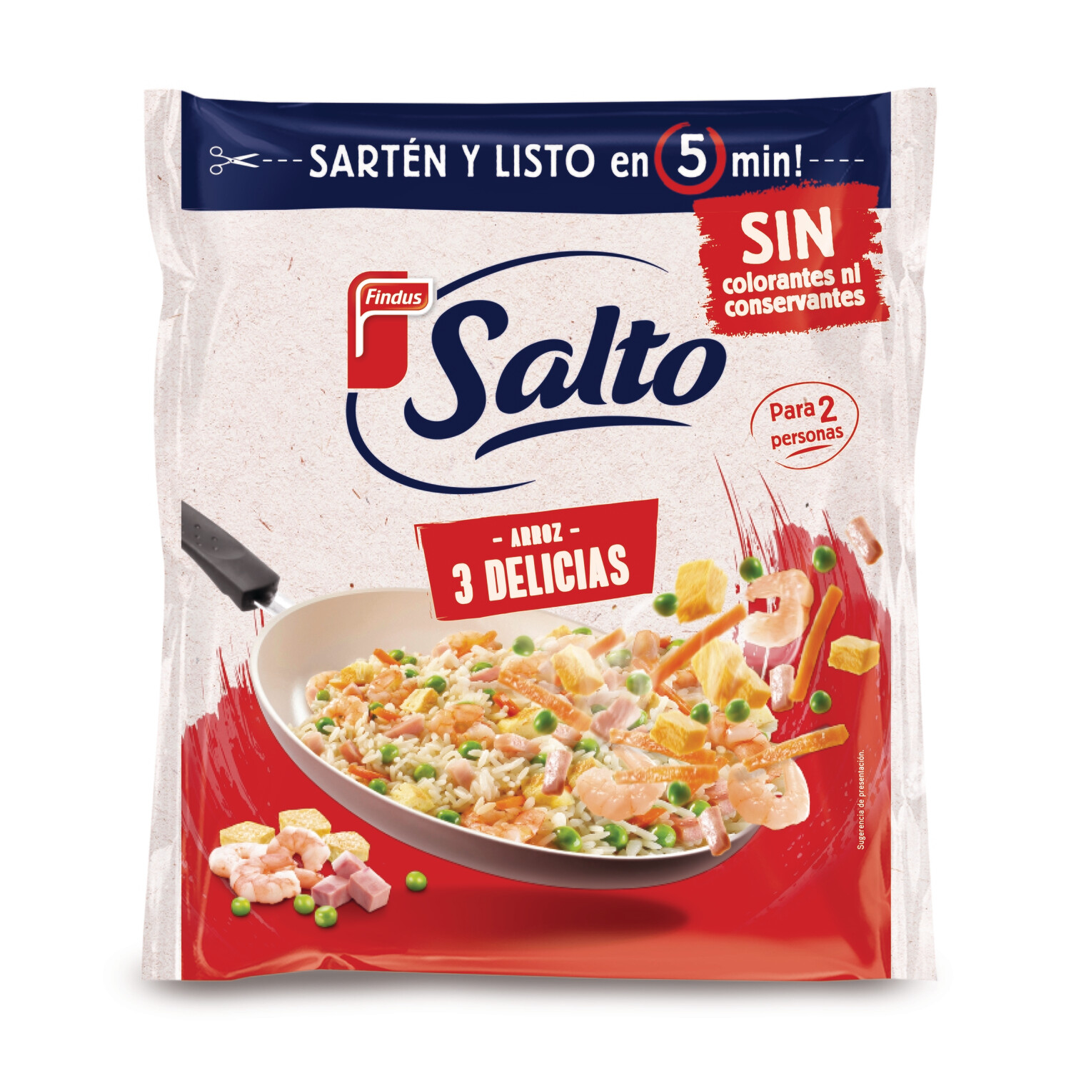 Arroz 3 delicias SALTO 500g.
