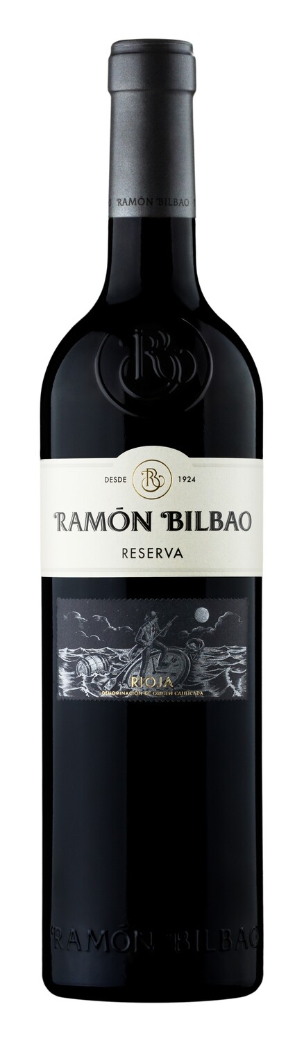 Vino tinto reserva D.O. Rioja RAMÓN BILBAO, 75 cl.