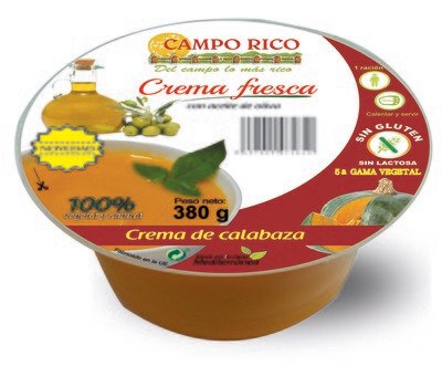 Crema de calabaza CAMPO RICO.