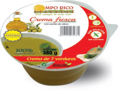 Crema de 7 verduras CAMPO RICO.
