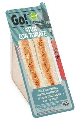 Sandwich de atún con tomate GO! ÑAMING.